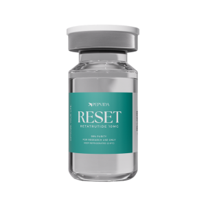 RESET (Retatrutide 10mg) research vial