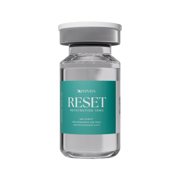 RESET (Retatrutide 10mg) research vial